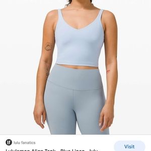 COPY - 2/$40 Lululemon align tank top.